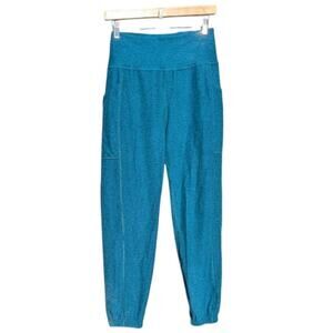 Beyond Yoga Teal jogger leggings S gym athletic workout running cycling